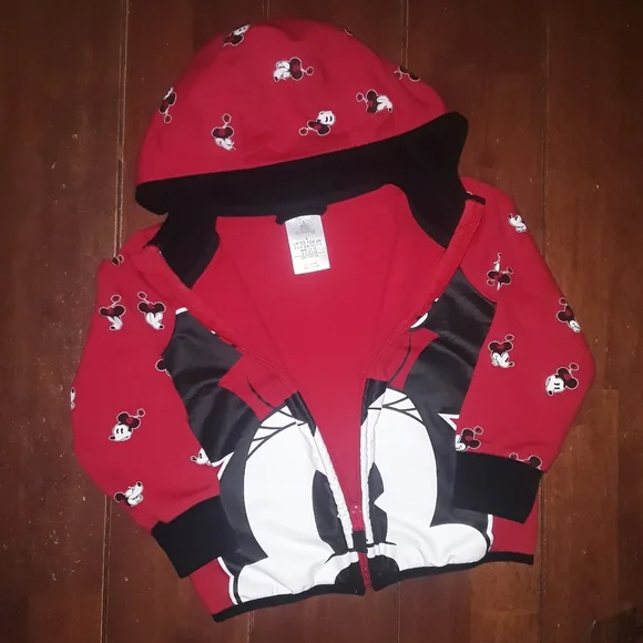 💥💥 3 for 10 💥💥4t girls mini mouse zip up hoody - Picture 3 of 8
